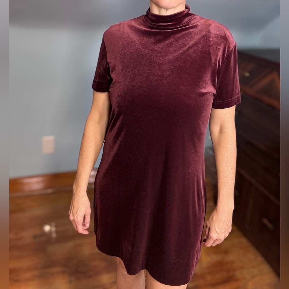 Velvet Burgundy Dress